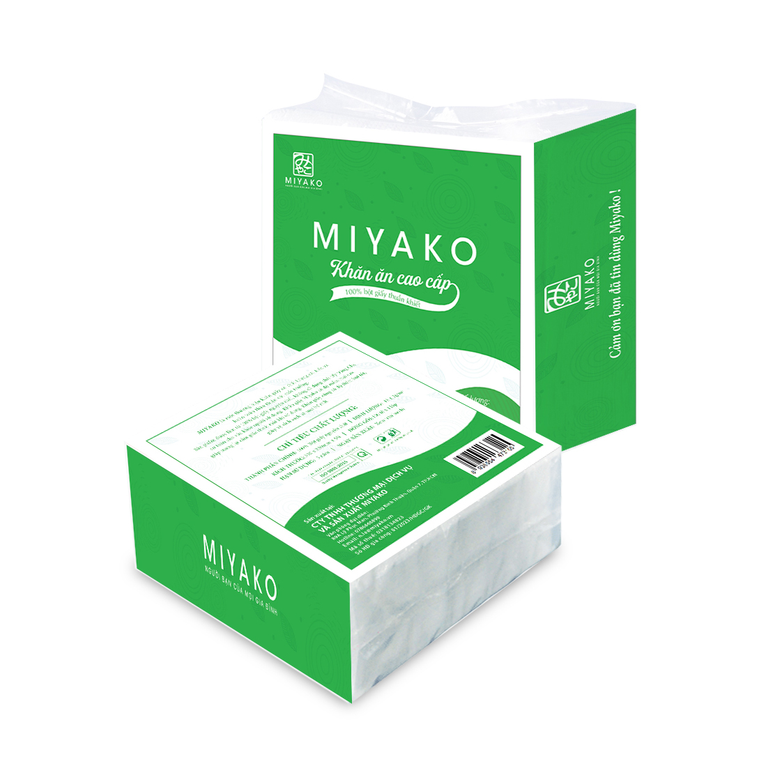 Đề xuất sản phẩm khăn ăn thân thiện môi trường từ Miyako